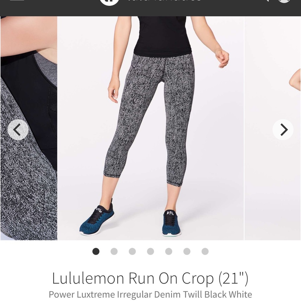 Lululemon Run On Crop